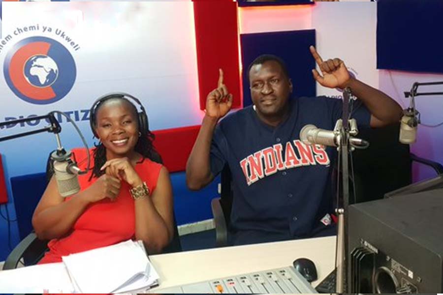Tina Ogal and Munai General Citizen TV presenters