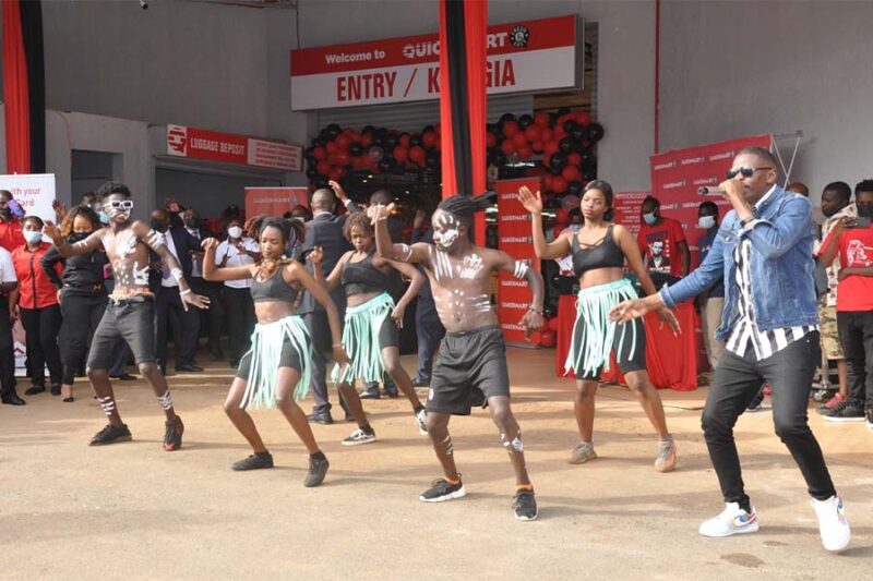 Mcubamba dancing crew at Quickmart Kisii branch 2021