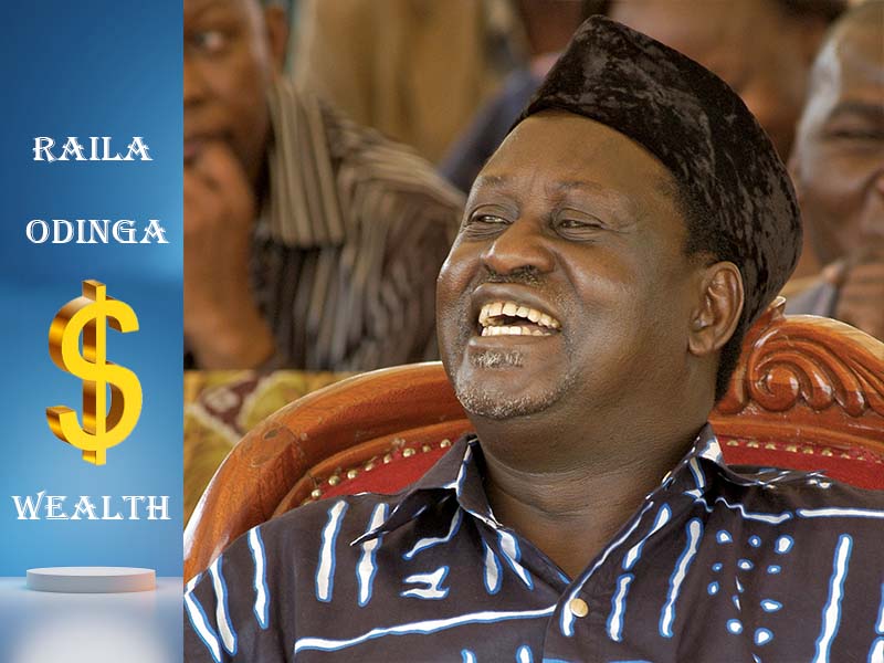 Retired Prime Minister Raila Odinga wealth value