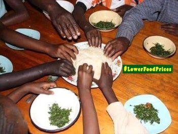 Lower Food Prices protest on Twitter attracts outcry from millions of Kenyans #lowerfoodprices