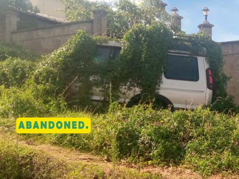 Terrible photos of abandoned vehicles in Kisii County government