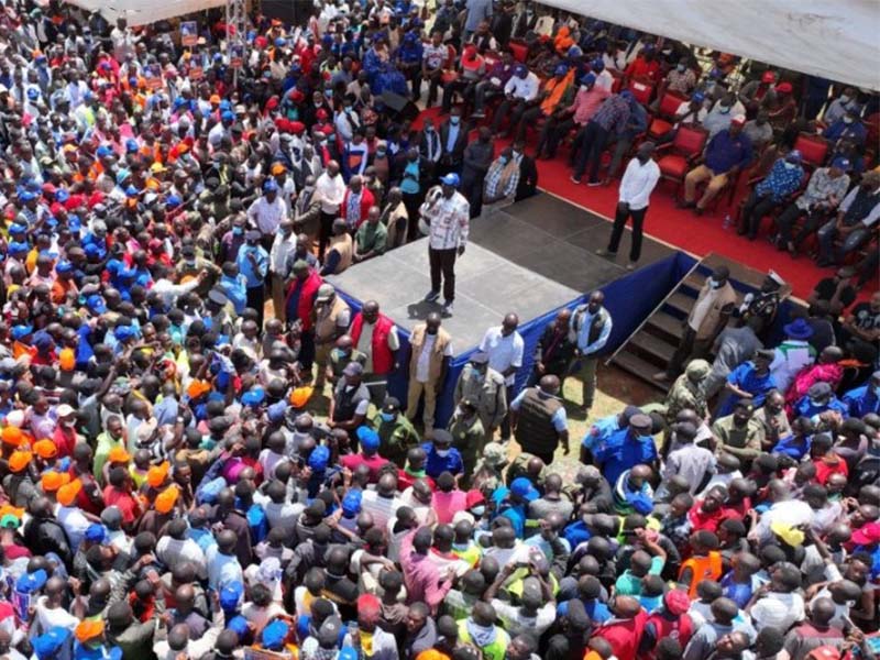 Azimio La Umoja videos of Raila Odinga speech in Kisii