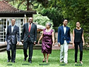 Uhuru Kenyatta Children [Photos] Jomo, Jaba, & Ngina – Sons and Daughters of First Lady Margret