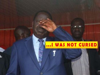 Jaramogi Cursing Raila Odinga propaganda caused by “Raila disrupts his father's meeting drama”