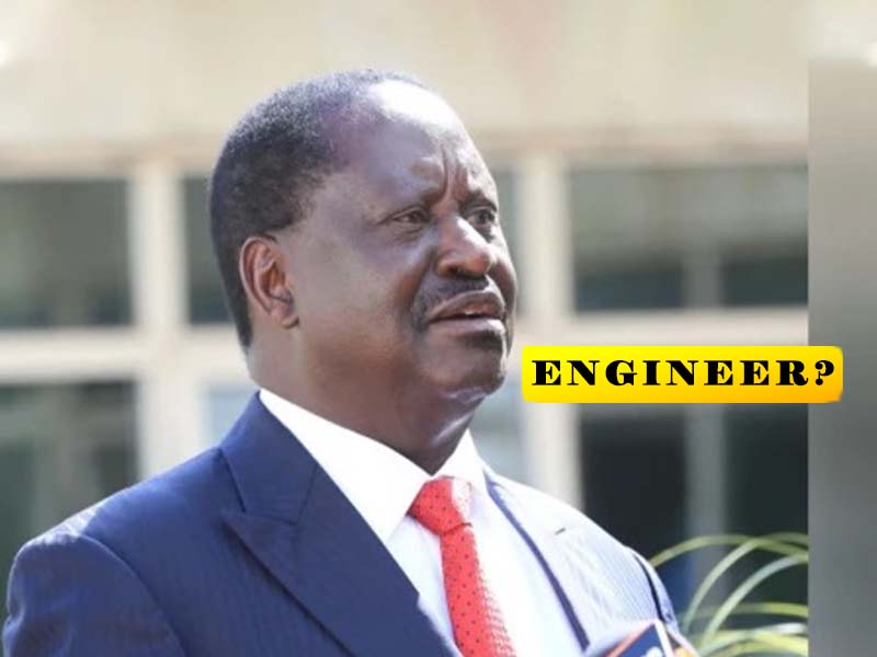 The East African Spectre founding CEO Raila Odinga career history