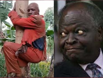 Video of Embarambamba Mourning Kibaki in a Pool of Mud Sparks Heated Reactions from Kenyans
