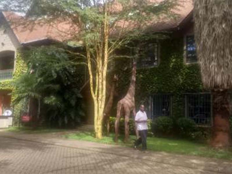 George Wajackoyah office in Karen Estate Nairobi