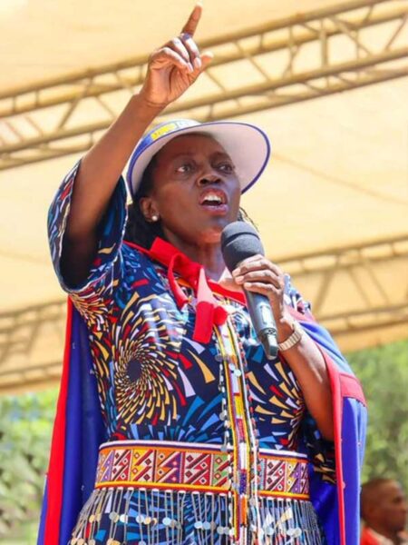 Aspiring Deputy President Martha Wangari Karua