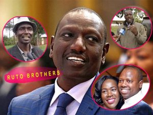 President William Ruto Brothers and Sisters