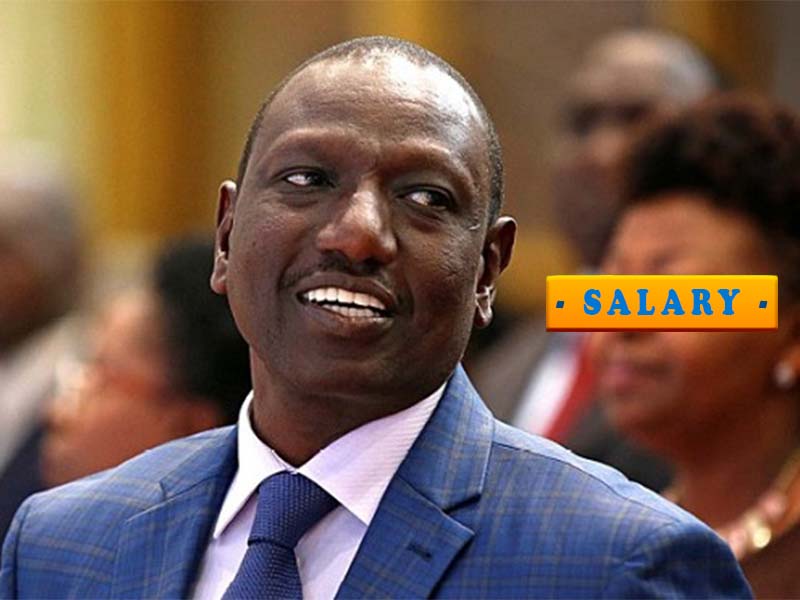 President William Ruto Salary and Monthly Earnings, State House Allowances
