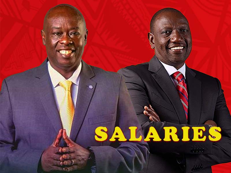DP & President Salaries in Kenya - SRC List of Allowances, Basic & Gross Income