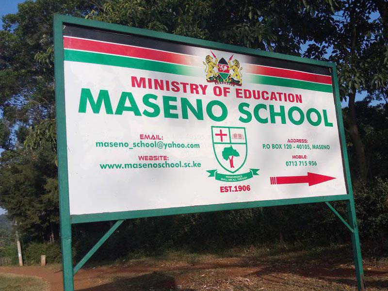 Maseno School contacts and fee structure