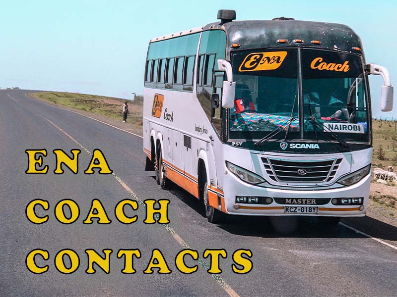 Ena Coach Contacts List - Phone Number & Locations in Nairobi, Kisumu & Kisii