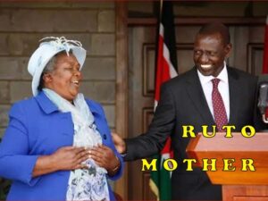 President William Ruto Mother Photos