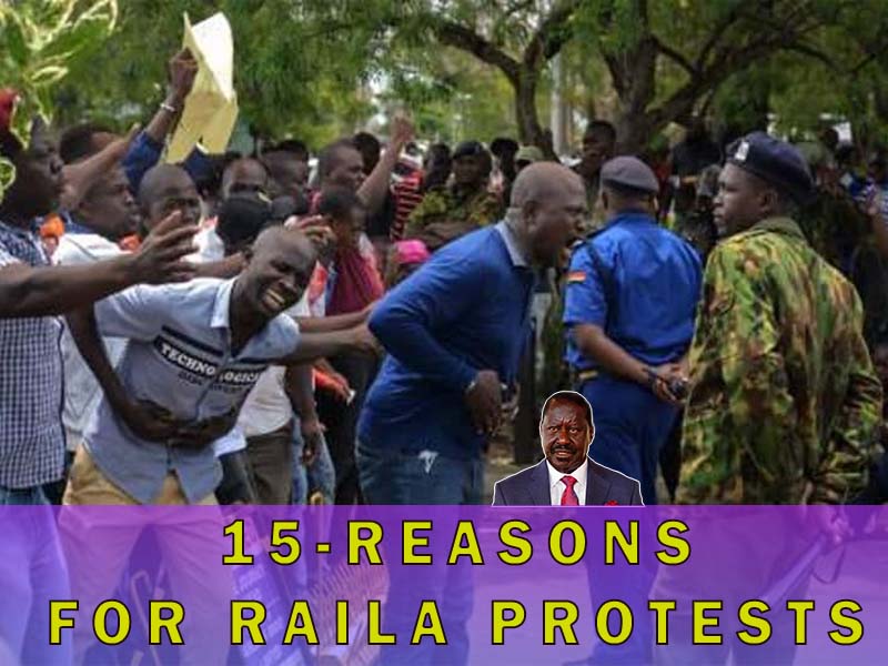 Reasons for Raila Odinga Mass Protest