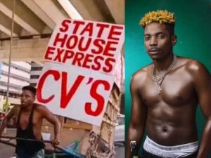 Video of Eric Omondi CV Drama Delivering 3 Million CVs of Jobless Kenyan Youths to State House