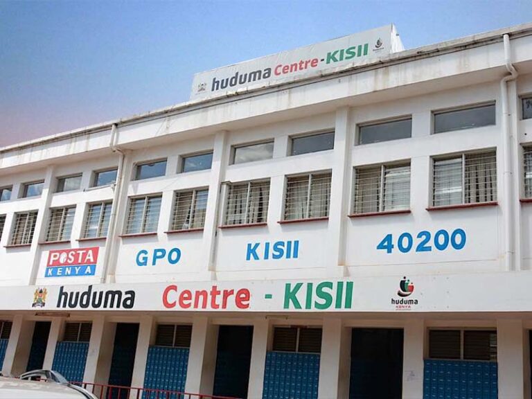 Where is Huduma Centre Kisii