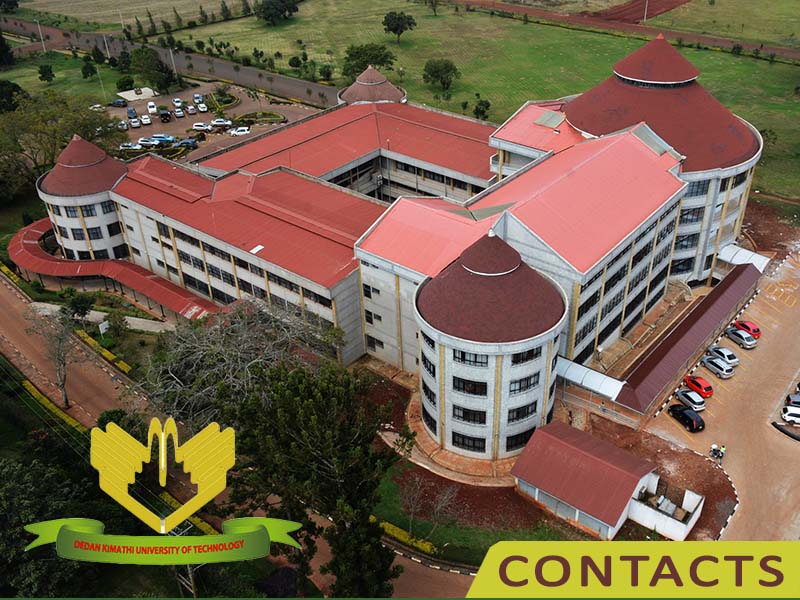 Dedan Kimathi University Contacts, Postal Address, Location and Vice-Chancellor Prof Kioni