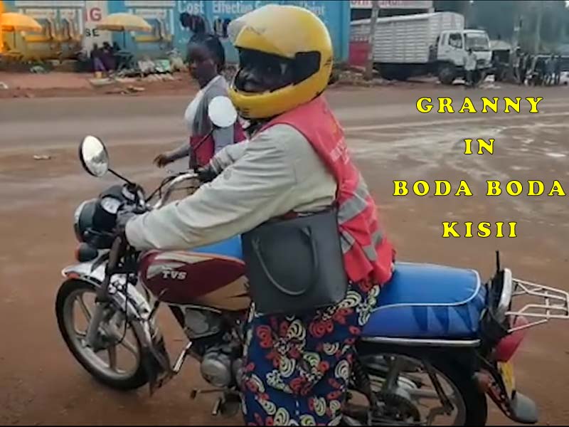 You are currently viewing Granny Kisii Boda Boda Rider: 62 Years old Anna Nyaboke Excites MCA Arika & Arati’s Wife Kwamboka
