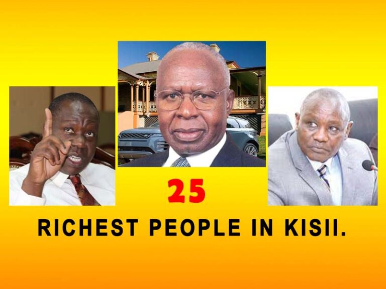 Richest People in Kisii and Nyamira