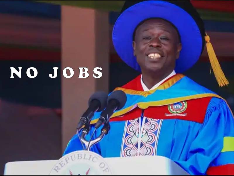 You are currently viewing DP Gachagua Disappoints JKUAT Graduates in a Rough Commencement Speech on Unemployment in Kenya