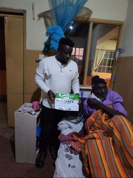 Babu Gee Omosayansi Visits Andrew Matara Aganda at Kinara Hospital