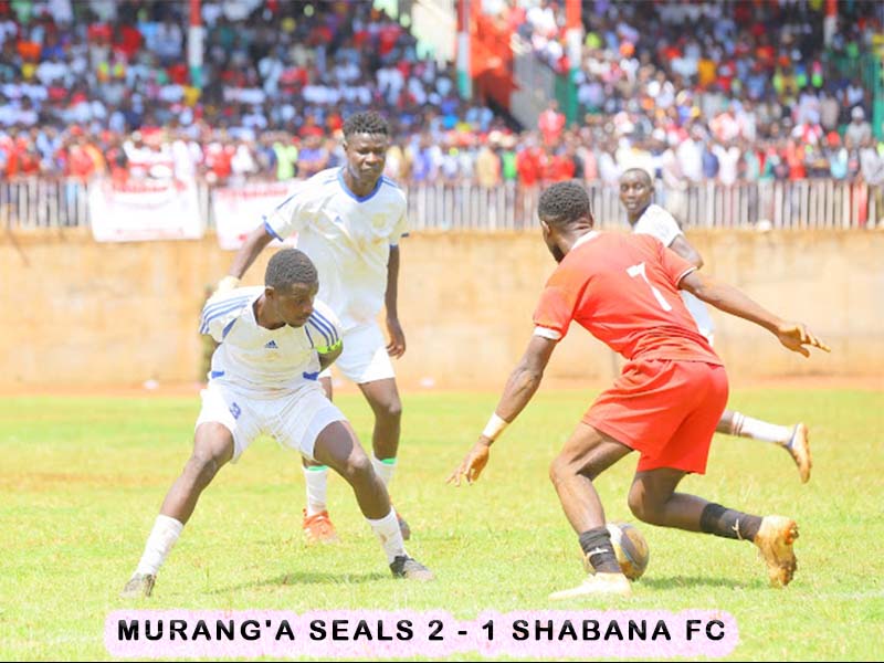You are currently viewing Murang’a Seals Beat Shabana FC 2-1 at St Sebastian Park: FKF National Super League Championship