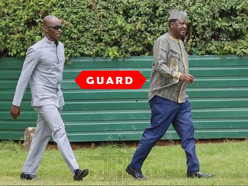 You are currently viewing Raila Bodyguard Abducted! President Ruto Accused of Withdrawing ODM Leader’s Security Detail