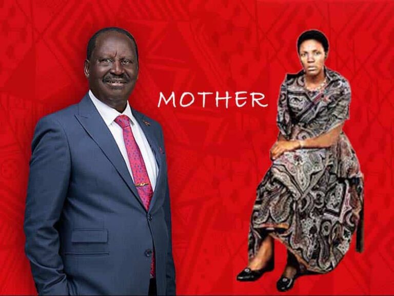 Who is the Mother of Raila Odinga