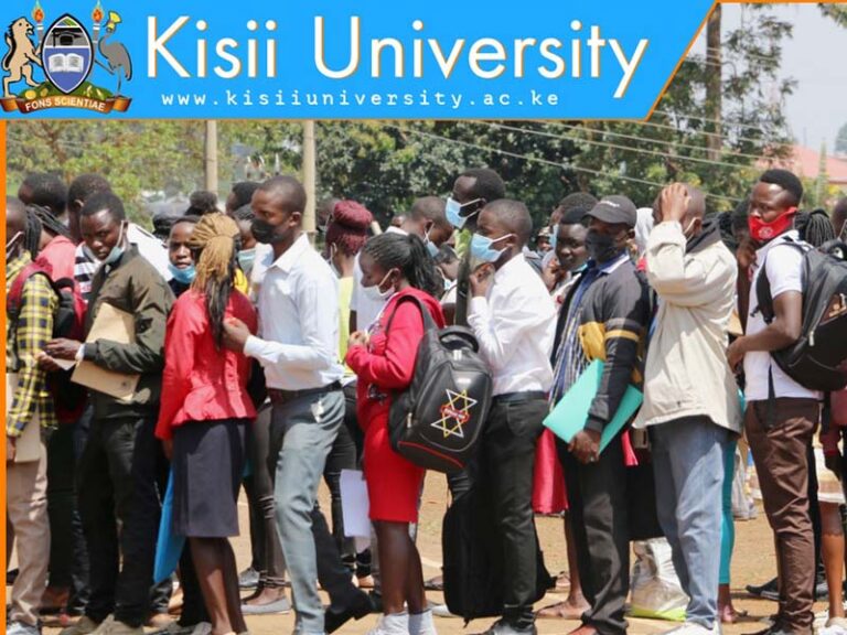 Freshers Admitted at Kisii University