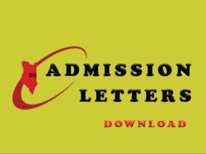 KUCCPS Admission Letters