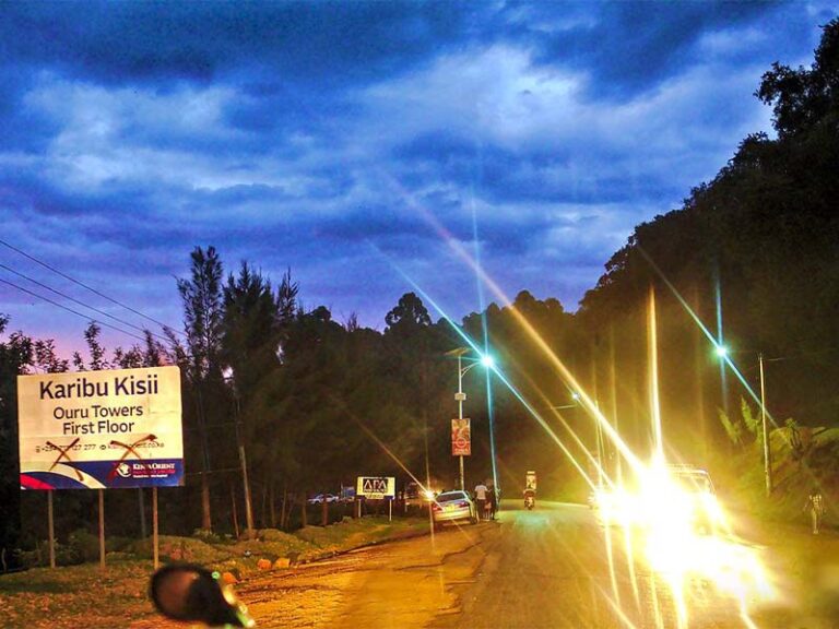 Kisii Town at Night