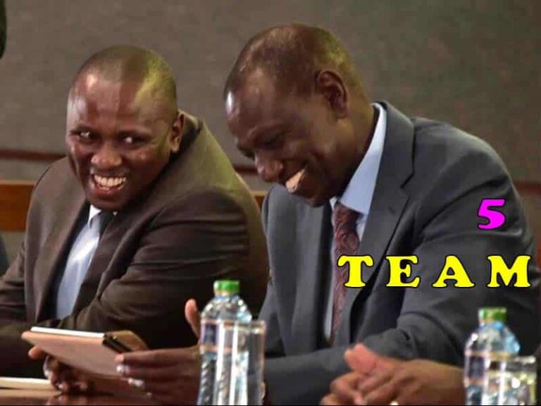 Ruto’s 5 Member Team Ahead of Talks with Azimio