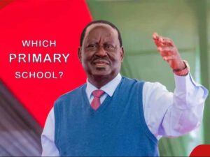 Which Primary School Did Raila Odinga Attend Kisumu Union Primary School at Winam, Kisumu City