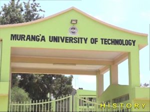 History of Muranga University Since 1975 MUT Portal Mut.ac.ke, Vision, Mission and Enrolment