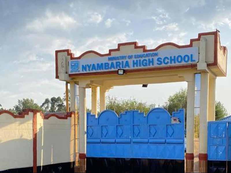 Nyambaria KCSE Candidates Chase KNEC Officials Citing Harassment & Intimidation – Mass Protest