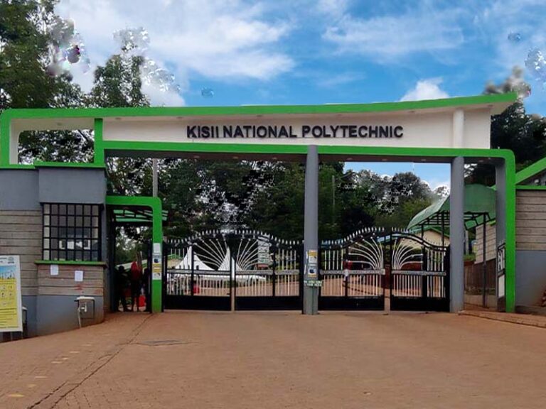 Kisii National Polytechnic courses