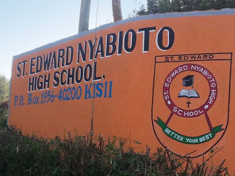 St. Edward Nyabioto High School KCSE Results