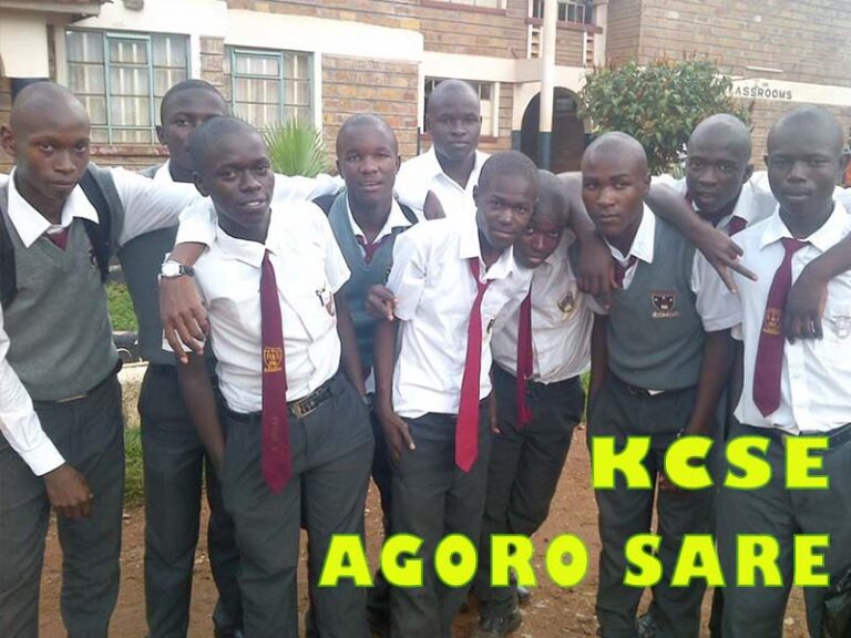 Agoro Sare High School KCSE Results
