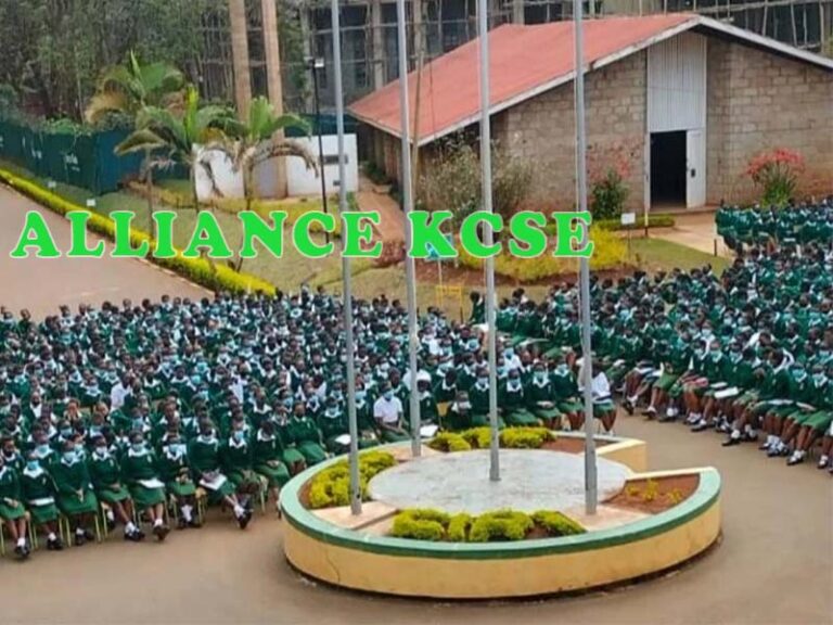 Alliance Girls High school KCSE Results