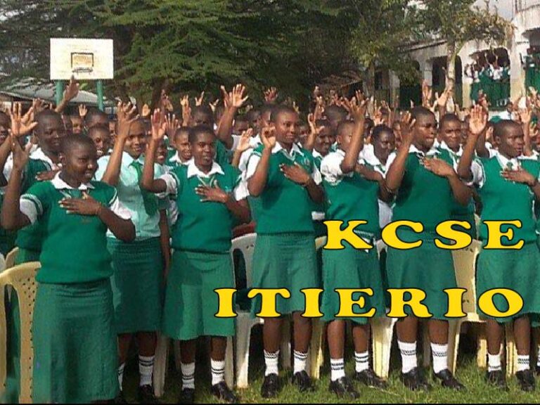 ELCK Itierio Girls KCSE Results