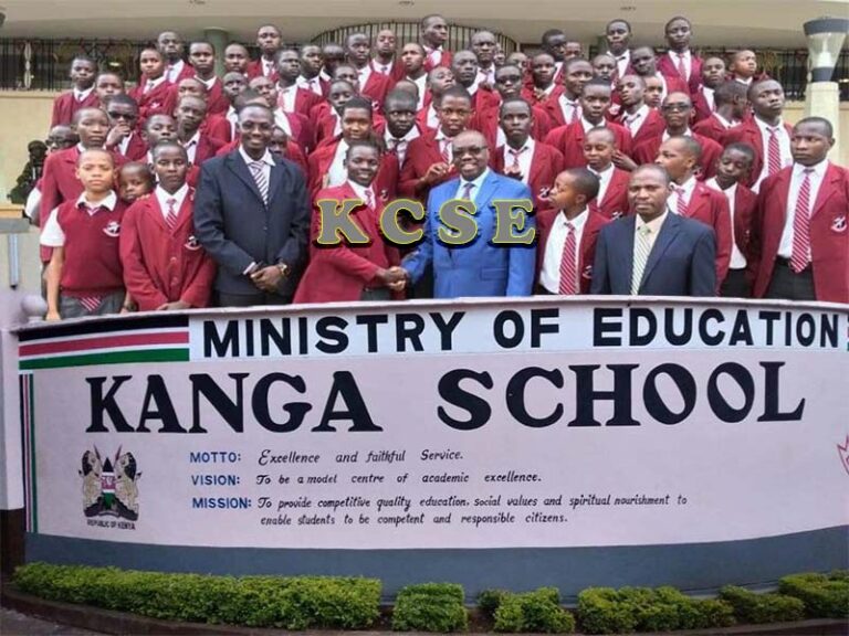 Kanga High School KCSE Results