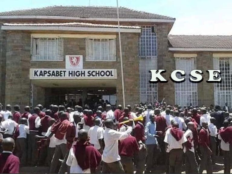 Kapsabet High School KCSE Results