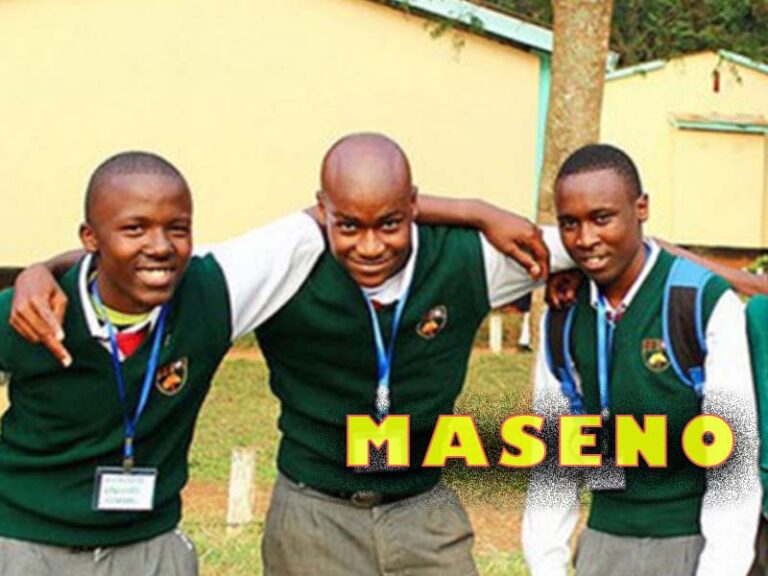 Maseno High School KCSE Results