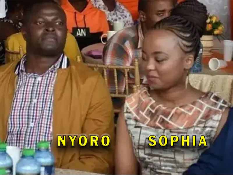 Ndindi Nyoro Wife Sophie Biography