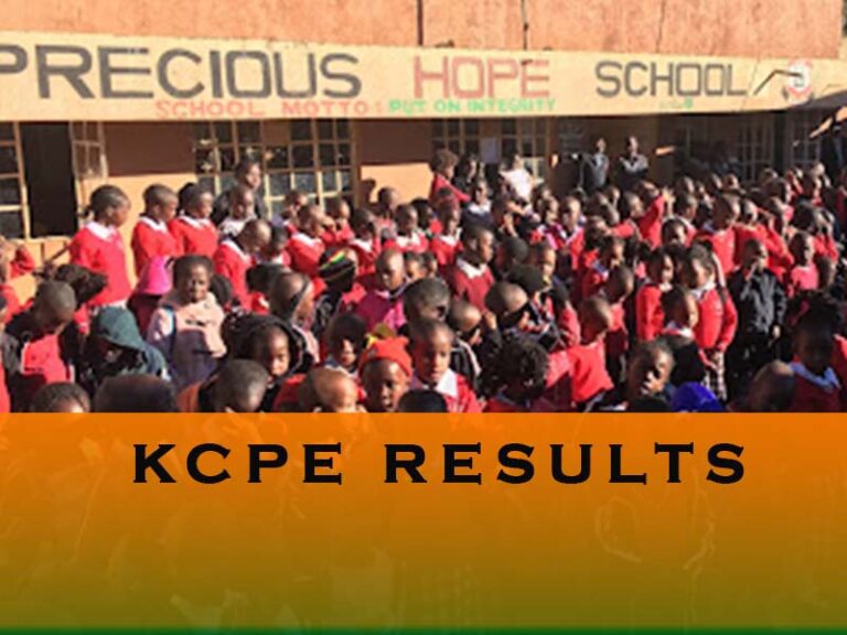 Precious Hope Academy KCPE Results