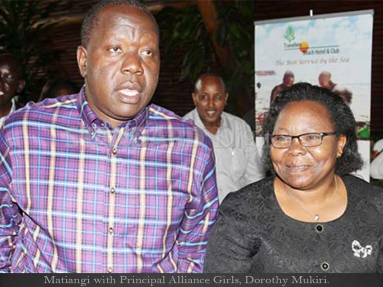 Fred Matiangi Wife Biography