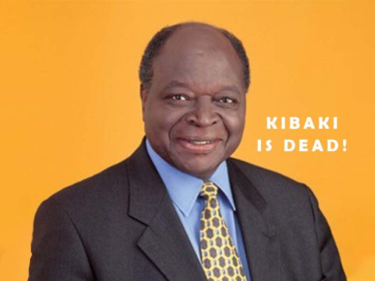 Emilio Mwai Kibaki Dead