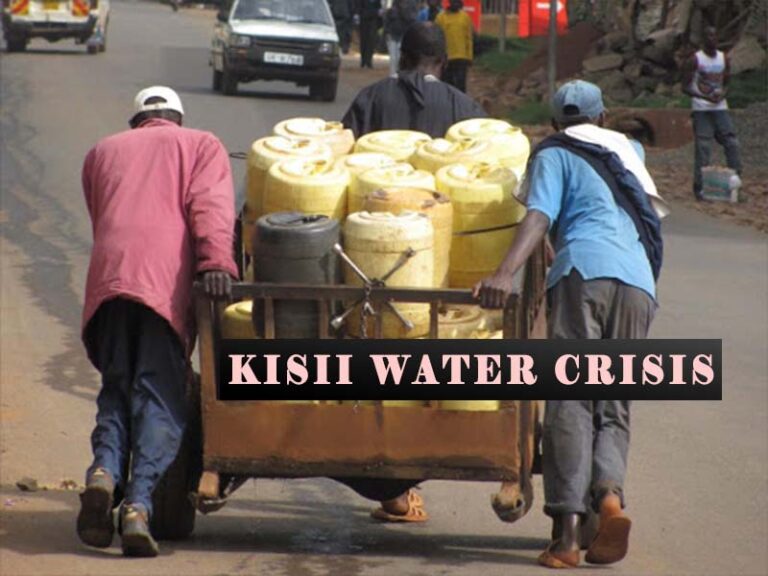 Kisii Town Water Shortage