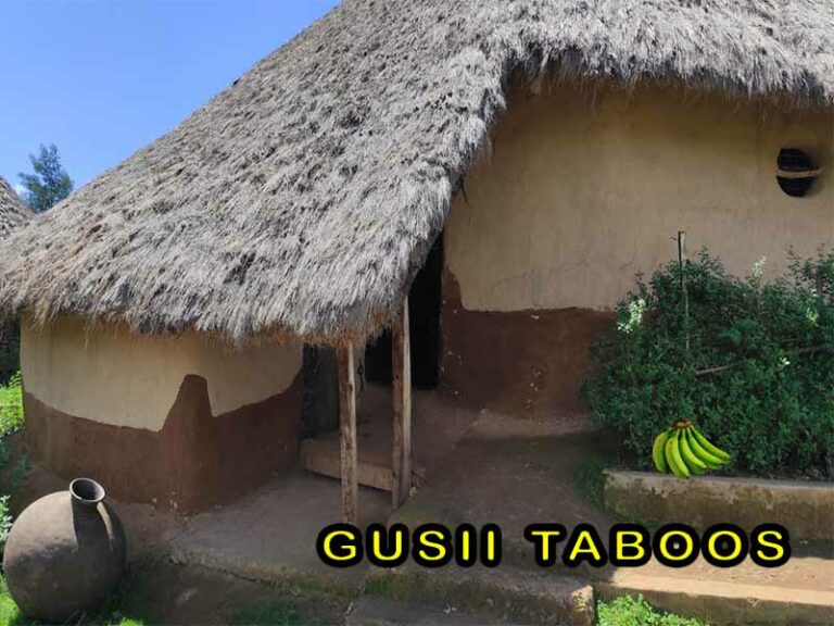 List of Taboos in Kisii Community